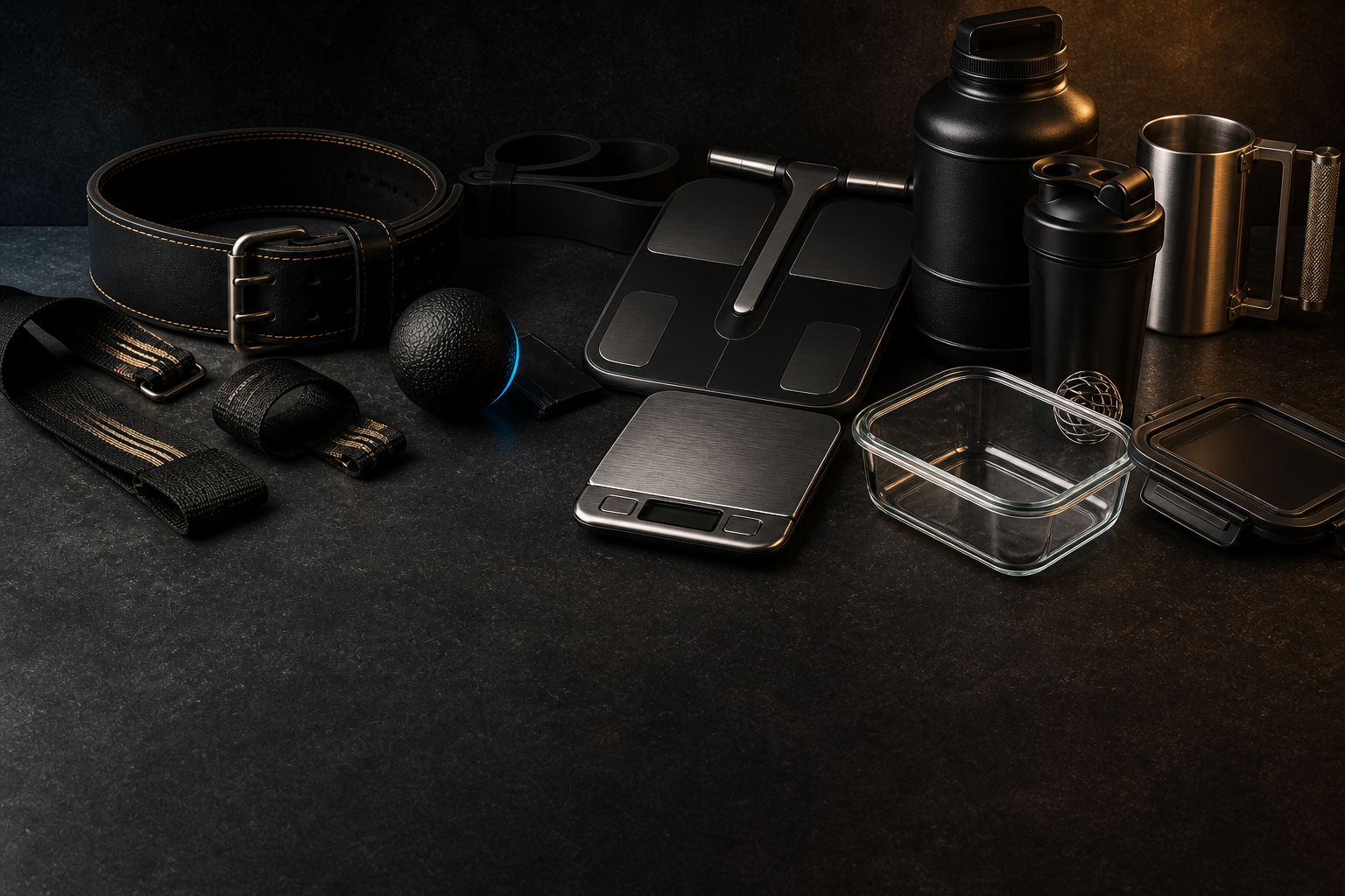 Recommended strength, mobility, hydration, and kitchen gear